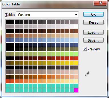 8bit color palette converter